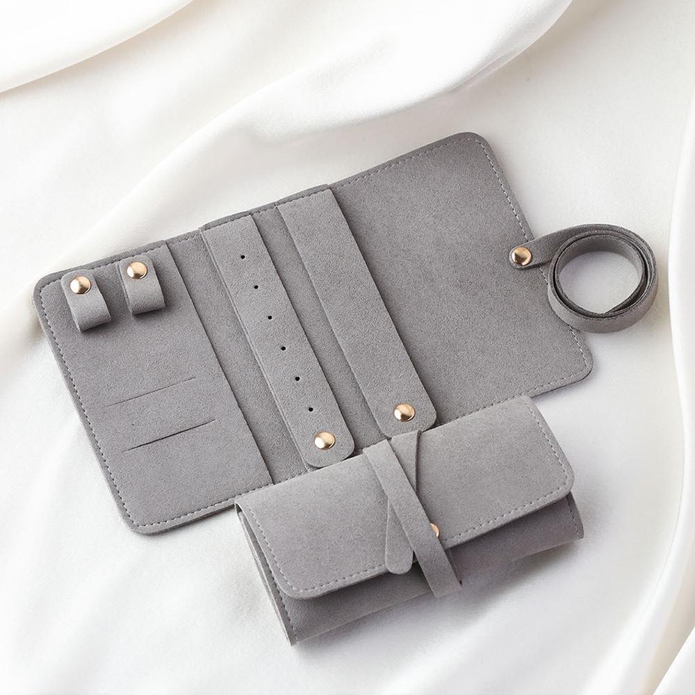 Lightweight Jewelry Organizer Roll Waterproof Foldable Travel Storage Bag for Women Girls Necklaces Rings Earrings Bracelet 2025