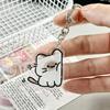 1Pair Cute Cat Keychain Pendant, Matching Couple Backpack Keychain