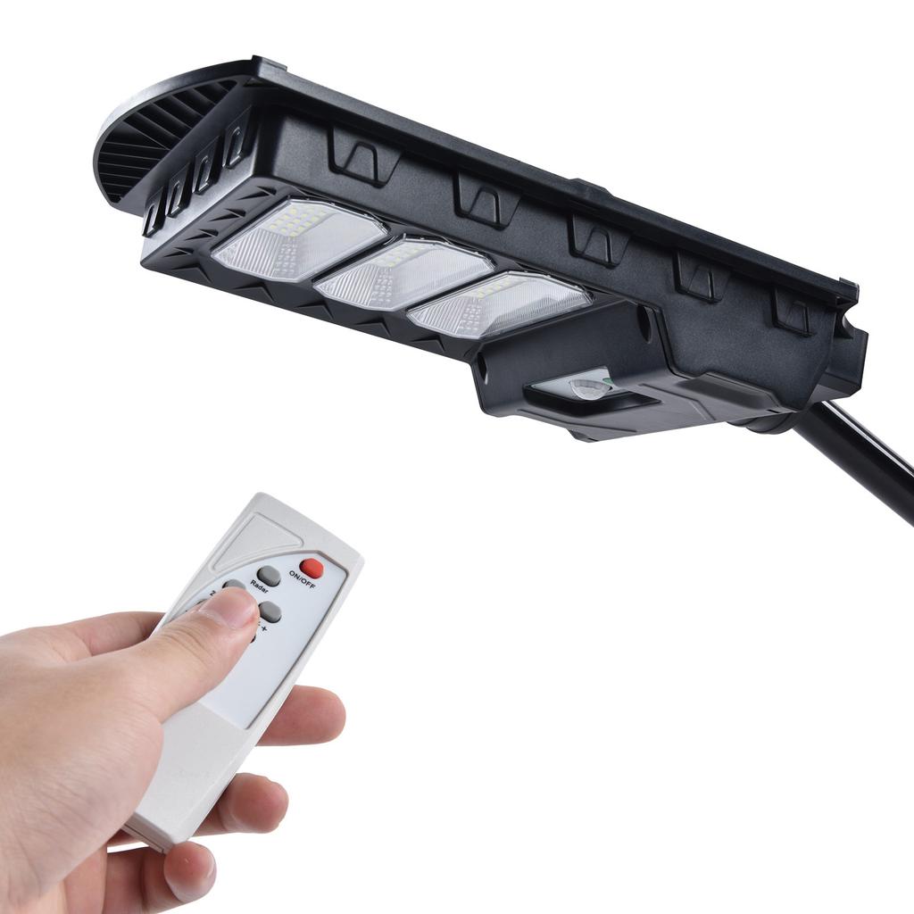 LED Solar Street Light 300W 150LEDs Waterproof Solar Sensor Street Lamp for Outdoor Squares Parks