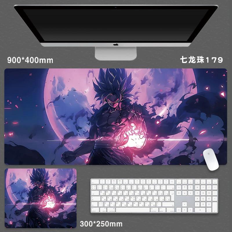 High Quality Japanese Animation Seven Dragon Ball Mouse Pad Oversized Boys Animation Two-dimensional E-sports Game Computer Keyboard Student Desk Pad