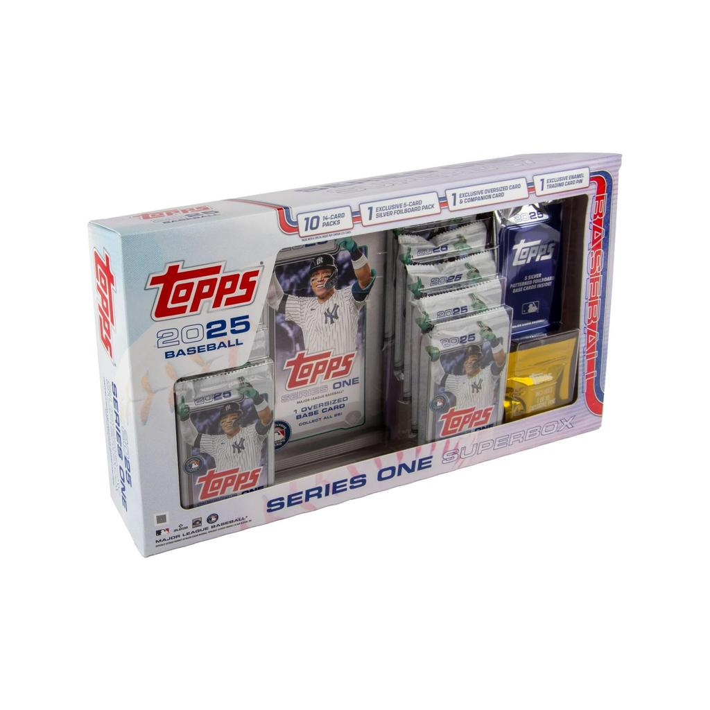 2025 Topps Series 1 Baseball Trading Card Super Box