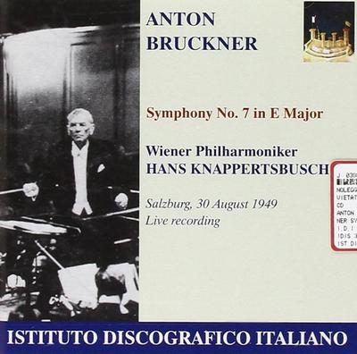 CD HANS KNAPPERTSBUSCH; WIENER PHILHAR - Bruckner: Symphony No.7 In E Major IDIS316 Non Japan Classical Used