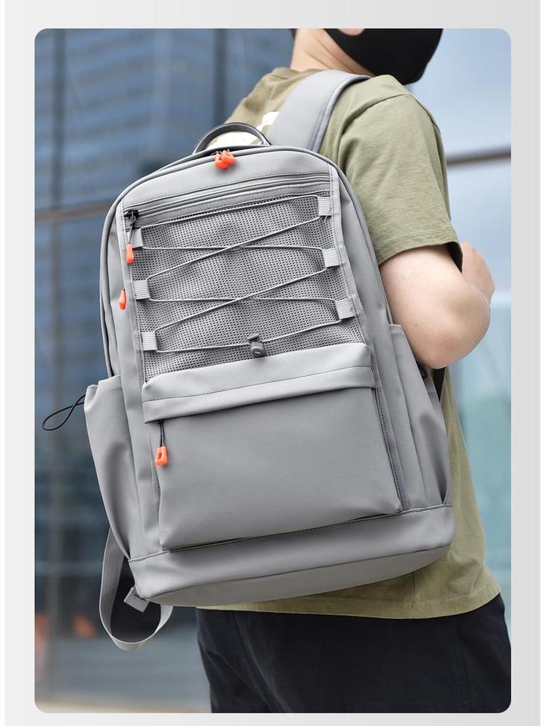Men's Casual Multifunctional 17" Laptop Backpack - Large Capacity for College, Business & Travel