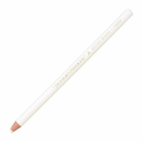 Mitsubishi Pencil Colored Pencil Oil Dermatograph No.7600 White 1 Dozen K7600.1