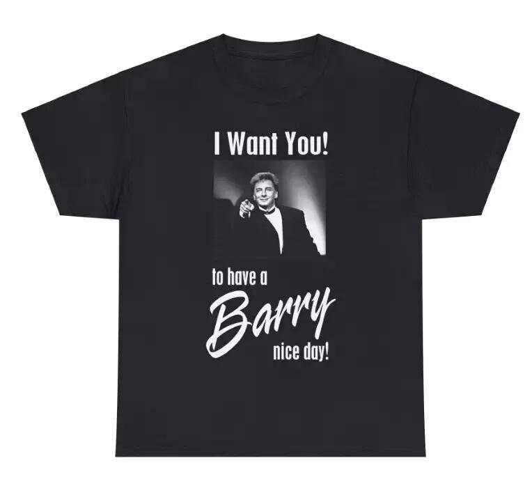 New Rare Barry Manilow Gift Family Unisex S-235XL Shirt 7D163 Unisex T-Shirt XL