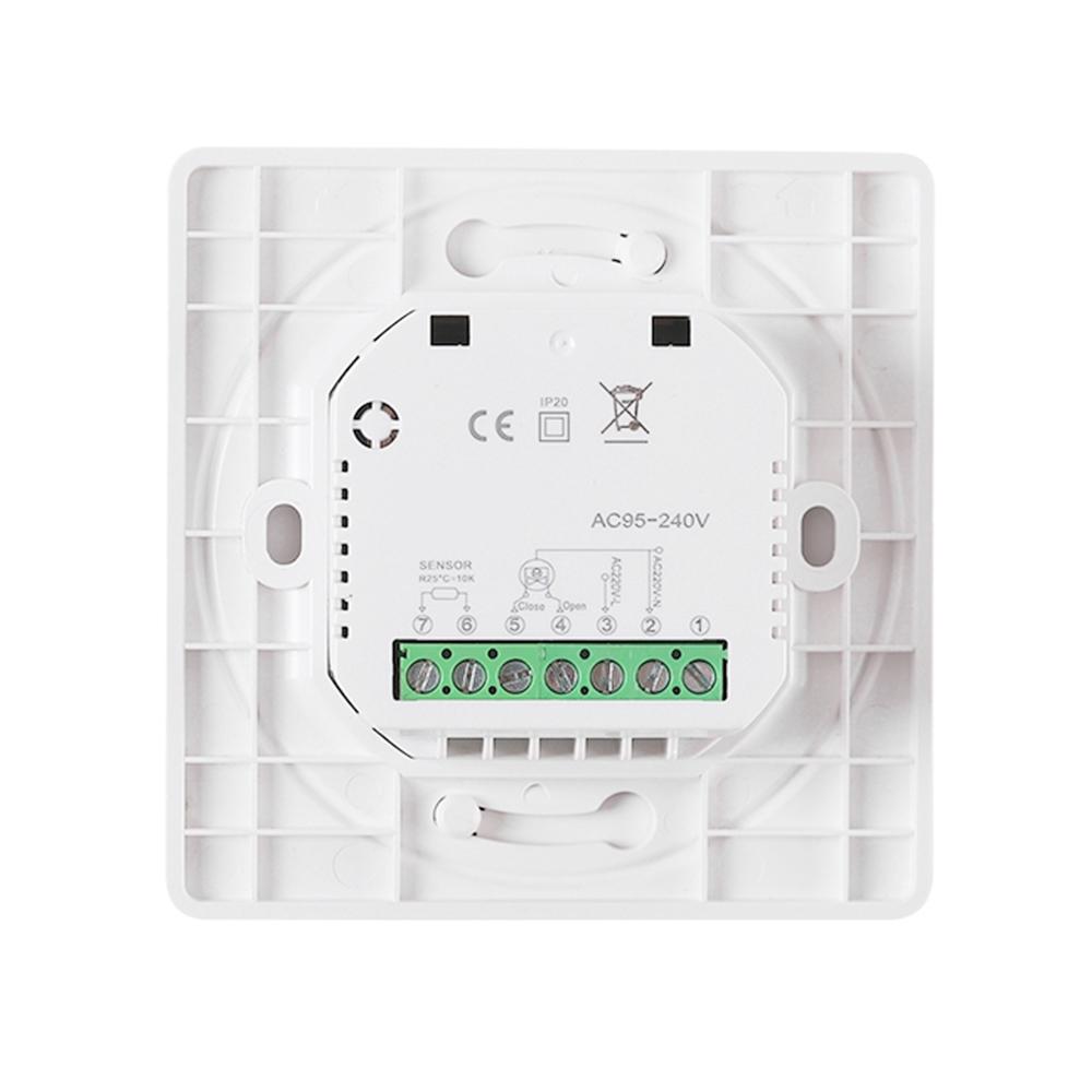 LCD Display Smart Temperature Controller 5A Touch Screen Water Heating Device Thermostat Weekly