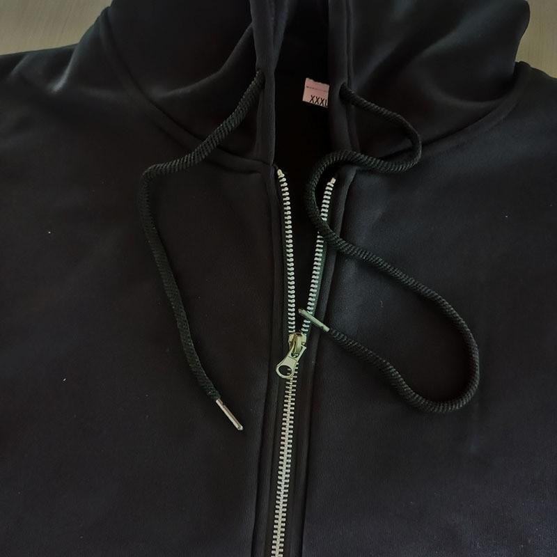 Gothic Skull Print Zip Up Hoodie Teenagers - Loose Fit Casual Sweatshirt