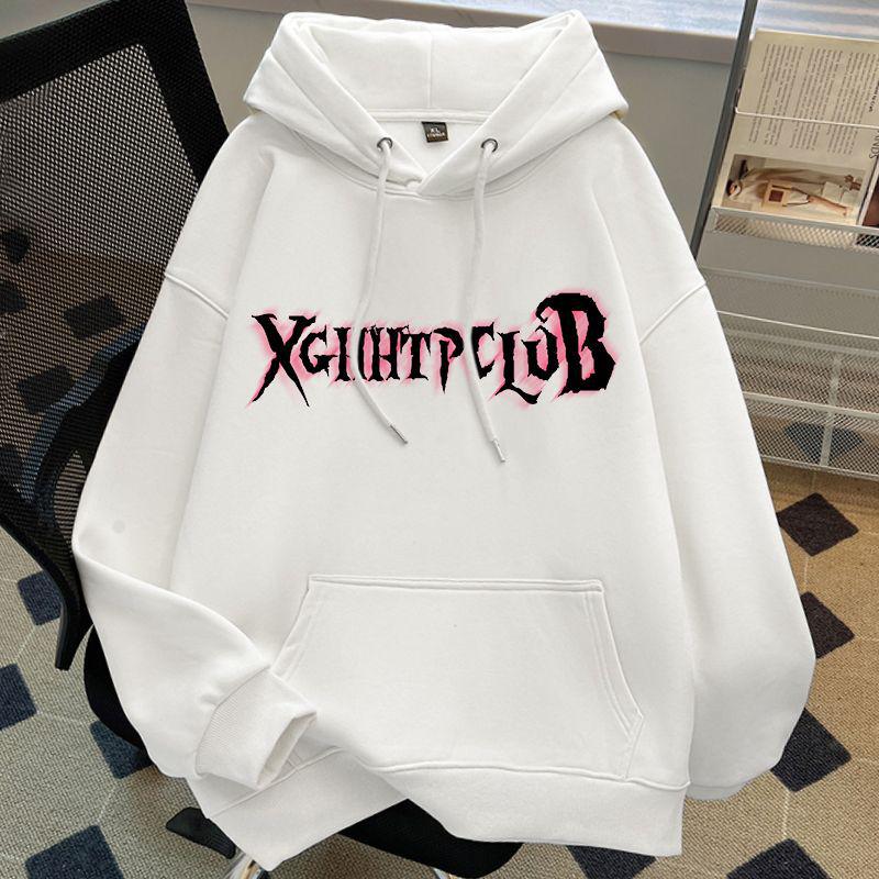 Men's Plus Size Fleece-Lined Hooded Sweatshirt - Street Style Autumn/Winter Outerwear