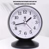 Childrens Bedroom Clock with Quiet Mechanism and Simple Time Display Minimalists Battery Operated Analog Alarm Clock