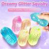 Slow Rebound Glitter Peanut Squishy Toy Slow Rising Peanut Squeeze Toy For Adult