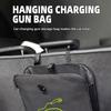 Portability Charging Cable Organizers With Modifiable Strap Durability Fabric For Electric Vehicle Accessories
