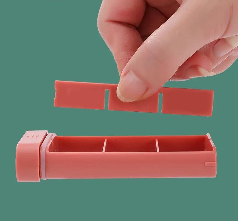 1/2/5pcs Mini Small Portable Travel Vitamin Box Pill Cases Container Organizer Storage Tablet
