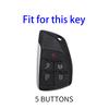 5-knappars TPU bilnyckelfodral skal Fob för Chevrolet Tahoe Suburban för GMC Yukon för Buick ENVISION S Plus Avenir 2020 2021 Tillbehör