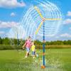 55" Windmill Water Sprinkler for Kids 360 Degree Spinning Splash Water Toy with 3 Blades Outdoor Backyard Summer Game for Boys Girls Dogs Garden