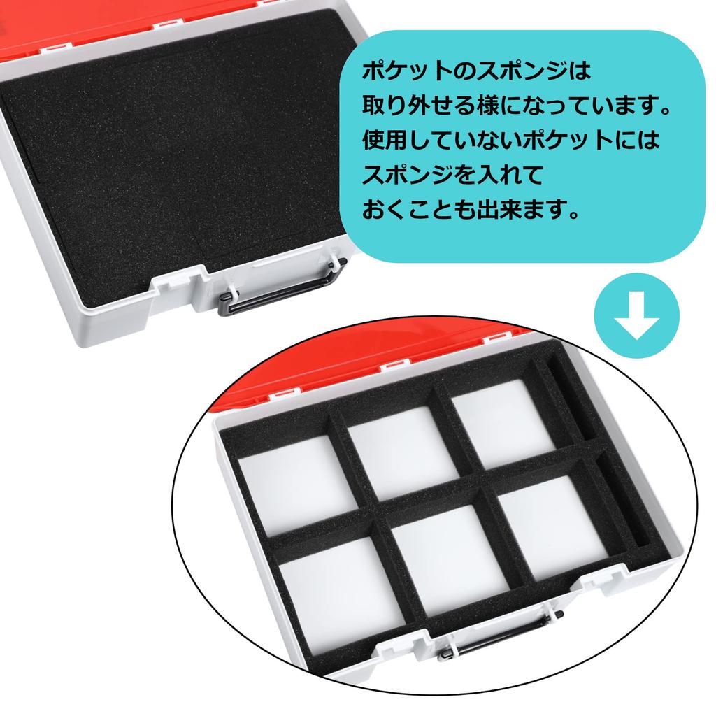 mini2x Large Capacity Trading Card Case Box Holds Over 2000 Cards