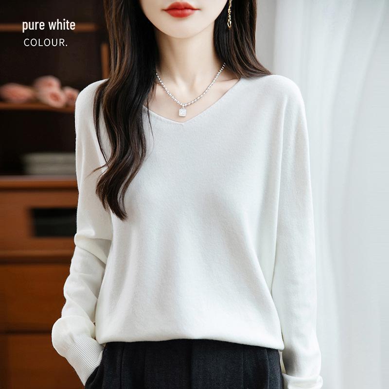V-Neck Soft Knit Layered Sweater - Spring & Autumn Style