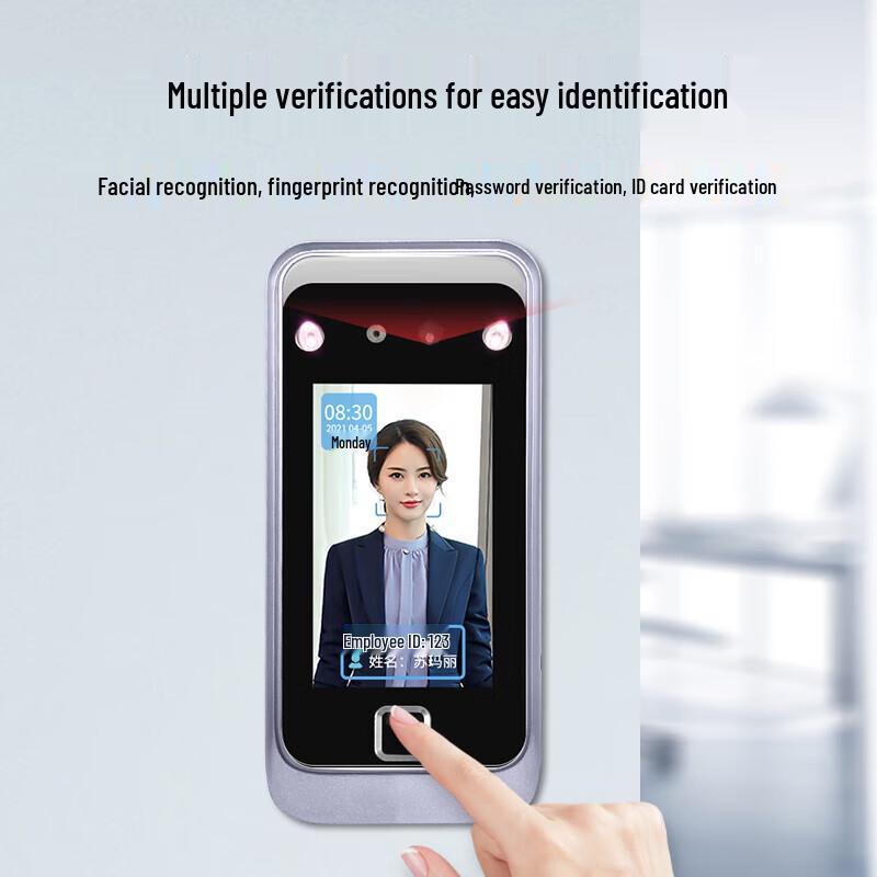 Realand F207F Dynamic Face & Fingerprint Access Control System CN plug (adapter included)