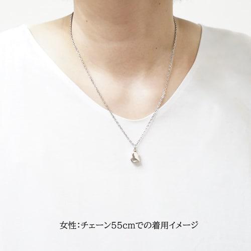 Jewel of Memory Cremation Pendant Necklace, Keepsake, Memorial Urn, Stainless Steel 316L, Men's and Women's, Includes Two Chains, Heart Shape