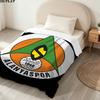 Alanyaspor Print Flannel Blanket, High quality Comfortable for All Seasons, Home Decor, Warmth and Comfort, Perfect for Christmas Gifts
