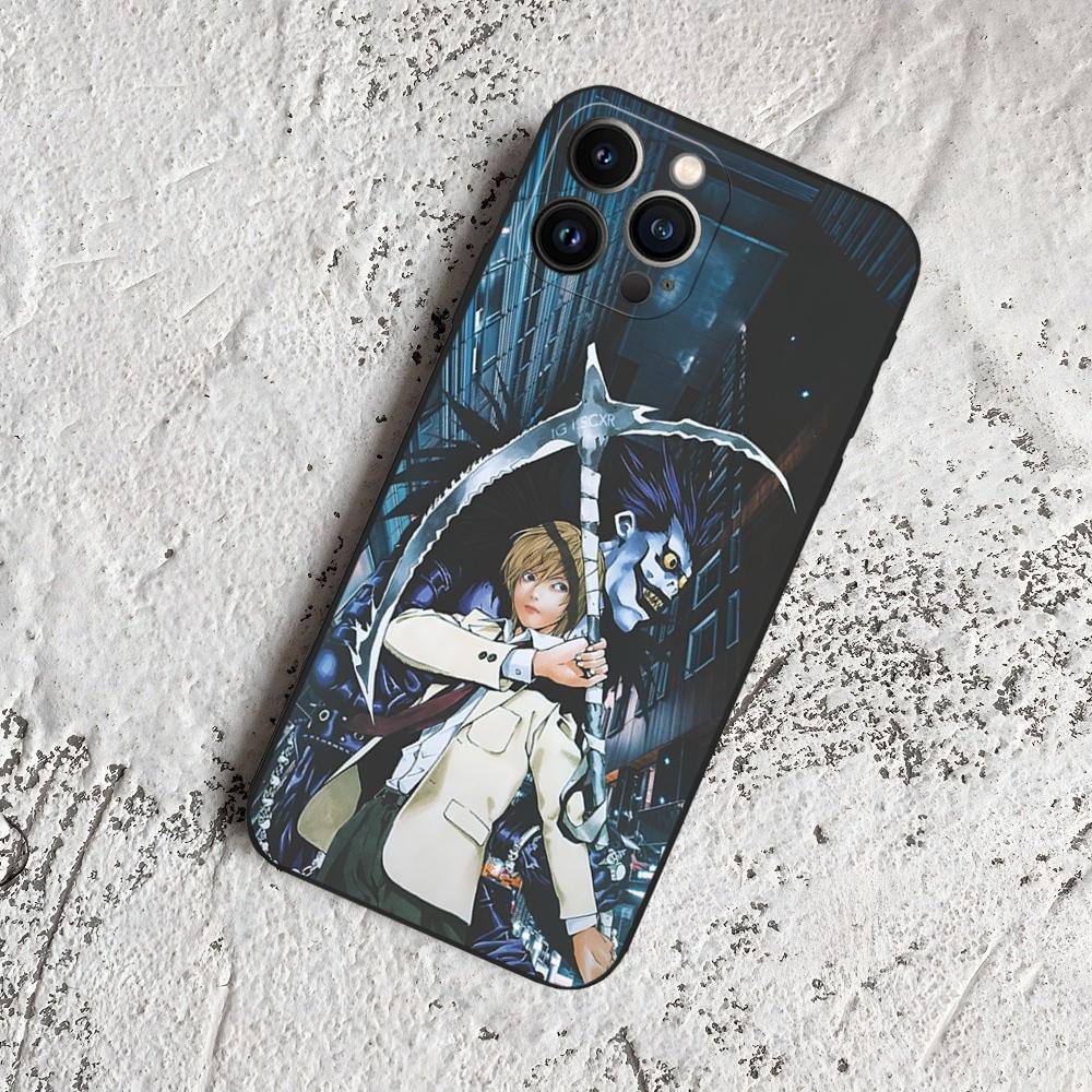 L-Lawliet Death Note Phone Case for Iphone 17 Air 16 15 14 13 12 11 Pro Max Xr X Xs Mini Plus Black Soft Silicone Cover