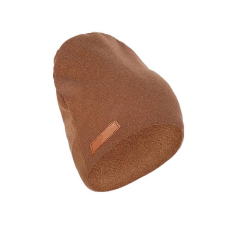 

Artificial Cashmere Infant Beanie Cap Soft Breathable Baby Hat Windproof Ear Protections Pullover Bonnet Cap Solid Color кавовий