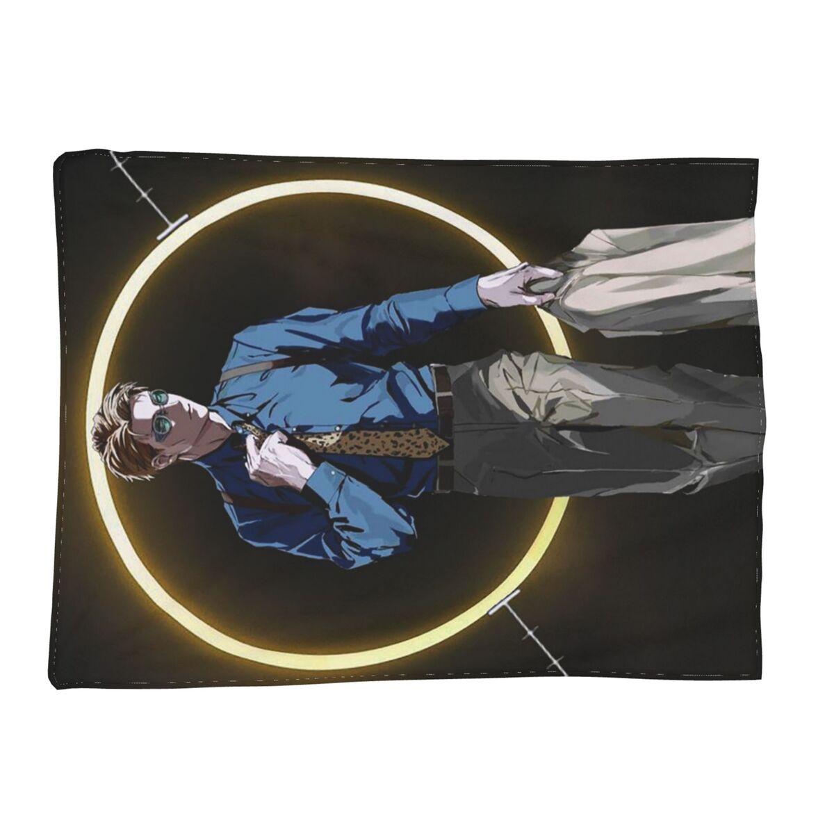 

Nanami Kento Jujutsu Kaisen Blankets Soft Warm Flannel Throw Blanket Plush for Bed Living room Picnic Travel Home Sofa 80x120cm