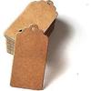 100 PCS Kraft Paper Gift Tags with 100 Feet Natural Jute Twine for Wedding Brown Rectangle Craft Hang Tags