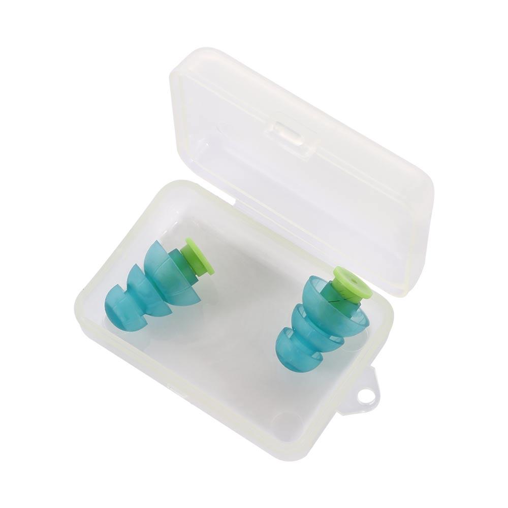 1 Pair Noise Cancelling Hearing Protection Earplugs For Concerts Sleeping Reusable Noise Reduction Silicone Ear Plugs