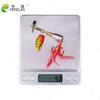 HENGJIA 5PCS Rotating Spinner Fishing Lures 10CM-9.9G-#6 Metal Sequin Trout Spoon for Carp Fishing