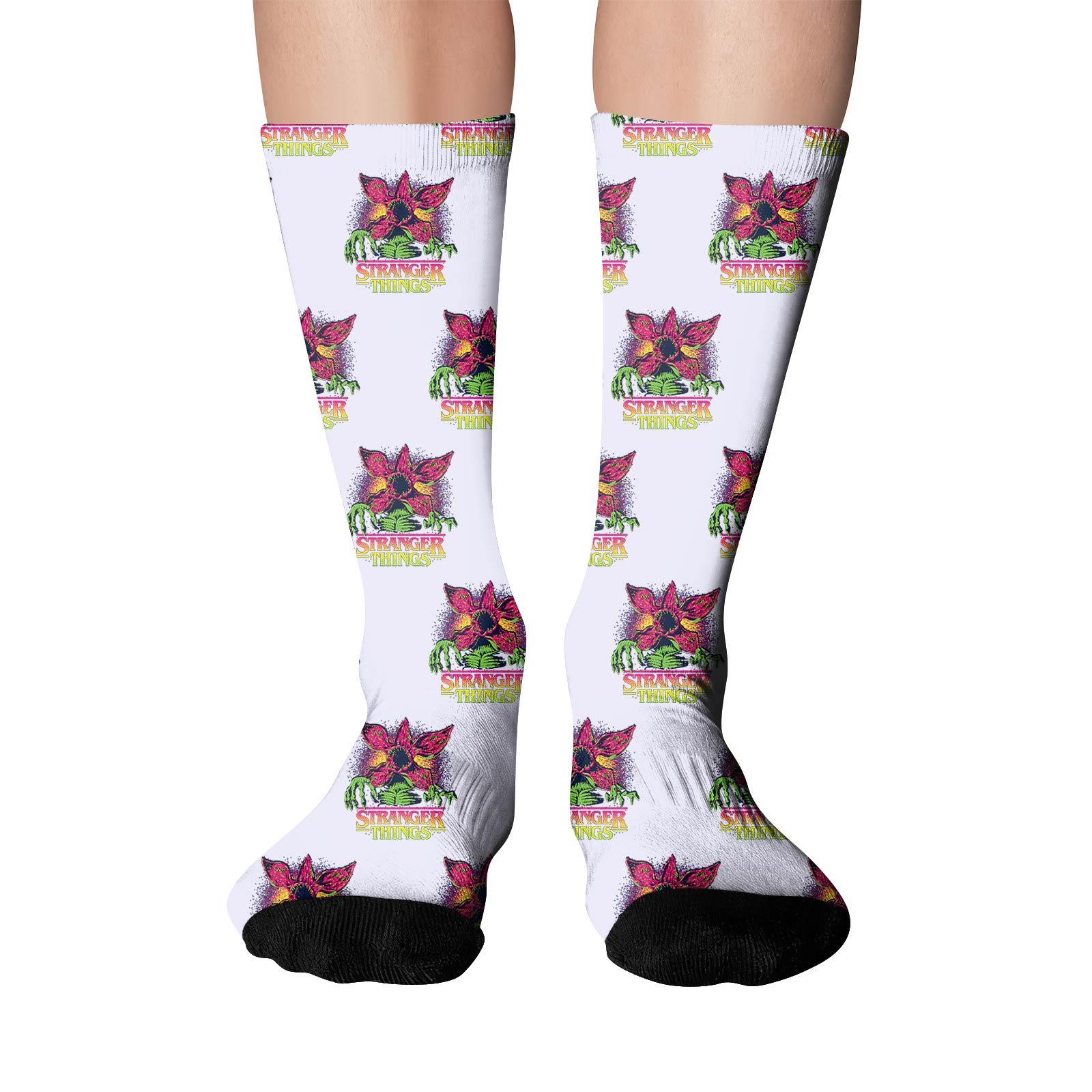 

Милые и игривые носки носки до середины икры длинные носки носки с принтом One Size