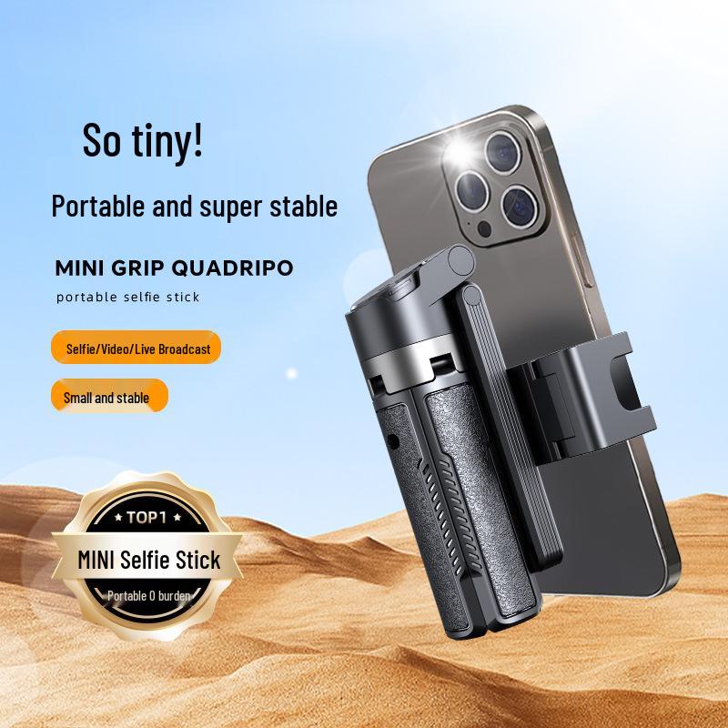 

Compact Bluetooth Selfie Stick Tripod with Portable Phone Holder for Live Streaming Z01