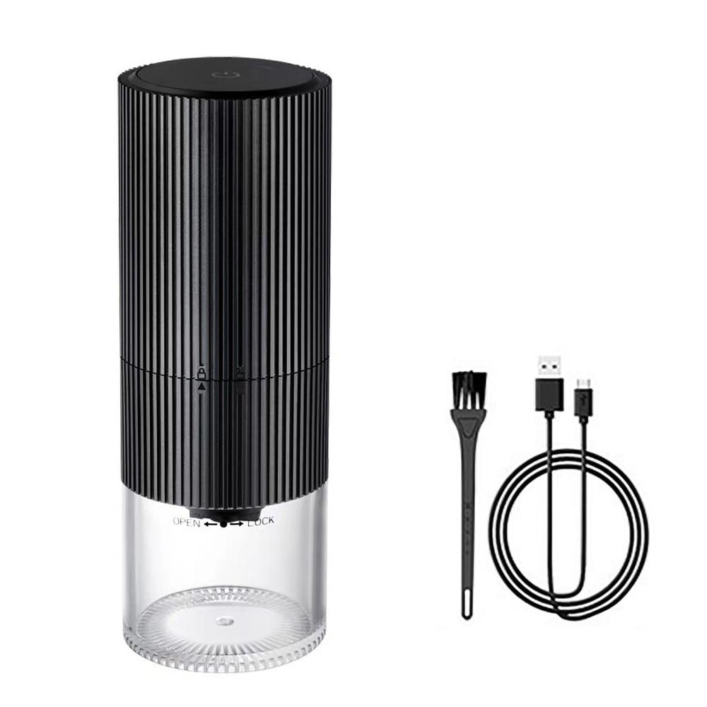 Elektrische Kaffeemühle LED-Anzeige Einbrennlack Pulverisierer Schwarzer Pfeffermühle Typ-c Wiederaufladbar Tragbare Automatische Maschine