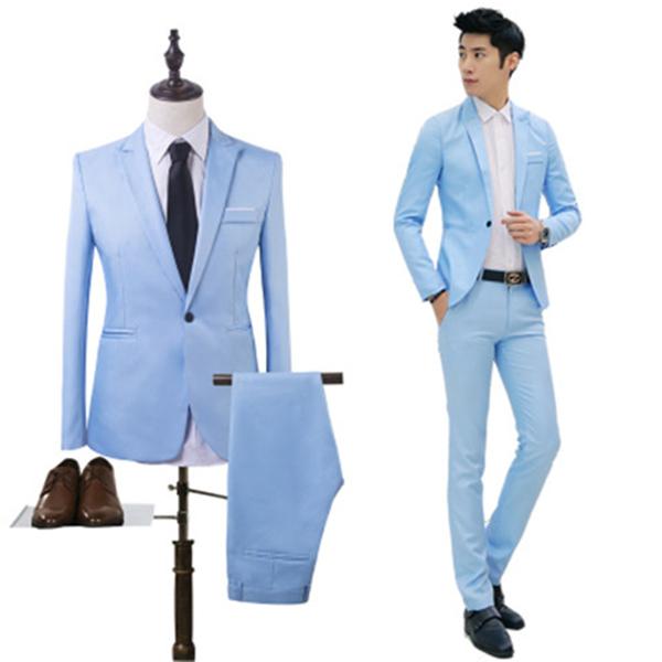 Men's Suit Jacket Two-piece Suit Groom Groomsman Casual Wedding Suit Business Suit