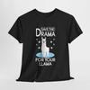Lama Liebhaber T-Shirt | save the drama Shirt | Lama T-Shirt