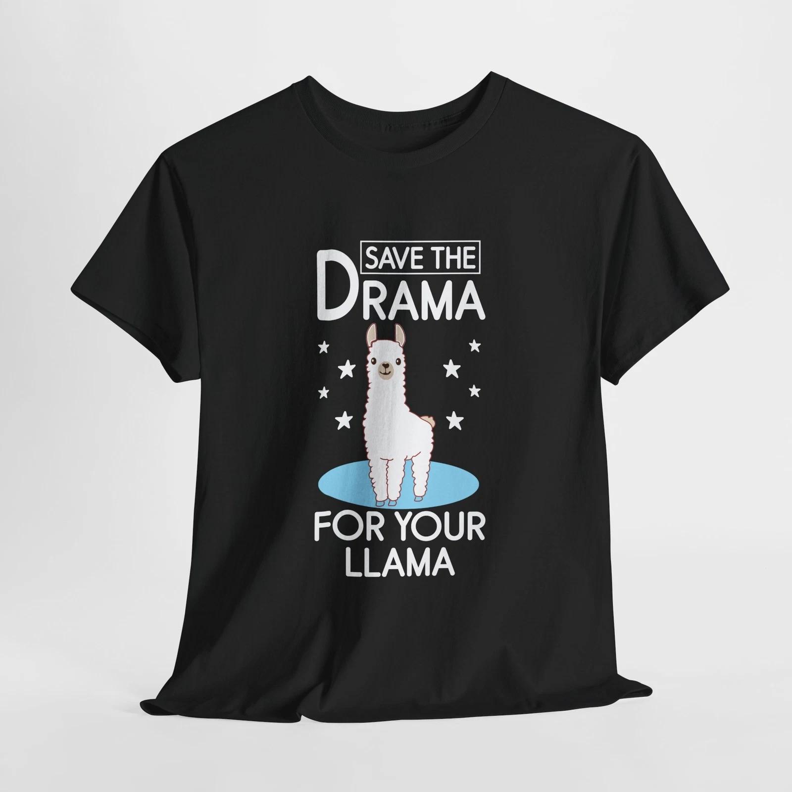 Llama Lover T-Shirt | save the drama Shirt | Llama T-Shirt XL
