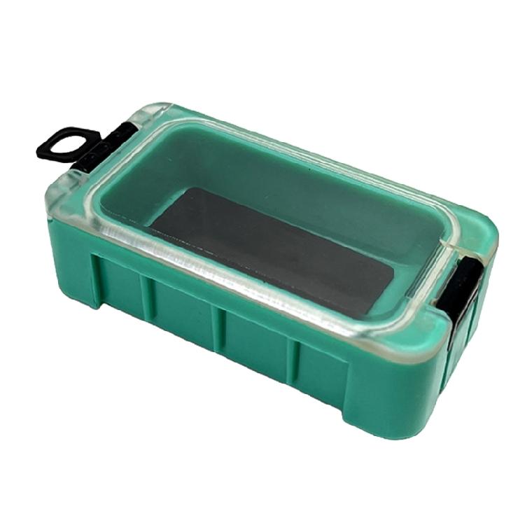 Small Tackle Box Fishing Accessory Container with Magnetic Function Strips Seal Fishing Hook Storage Case