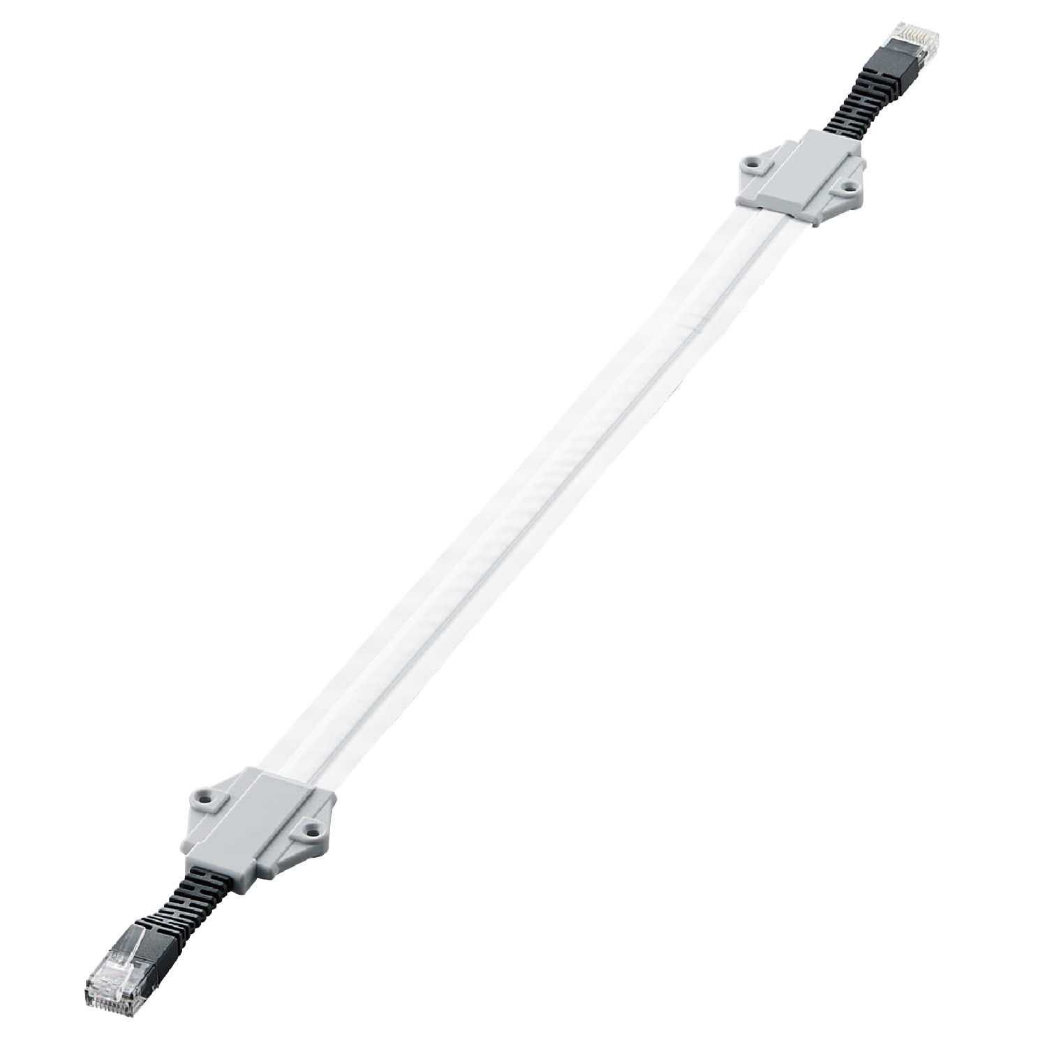 

ELECOM LAN Cable Gap CAT6A Silver 0.4m LD-VAPF6A/SV04