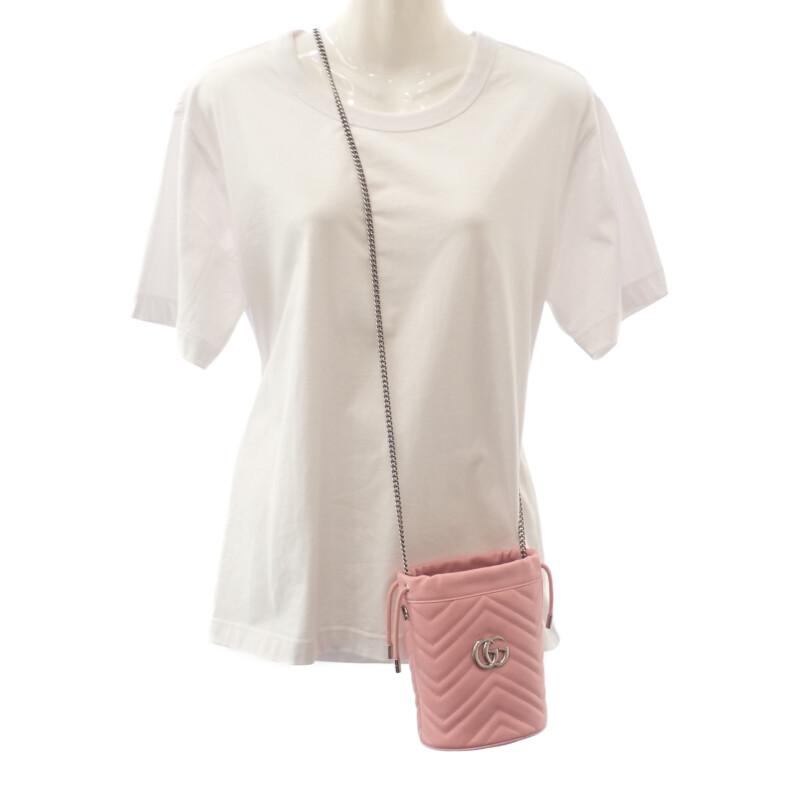 GUCCI 575163DTDRP5815 Shoulder Bag pink leather Women