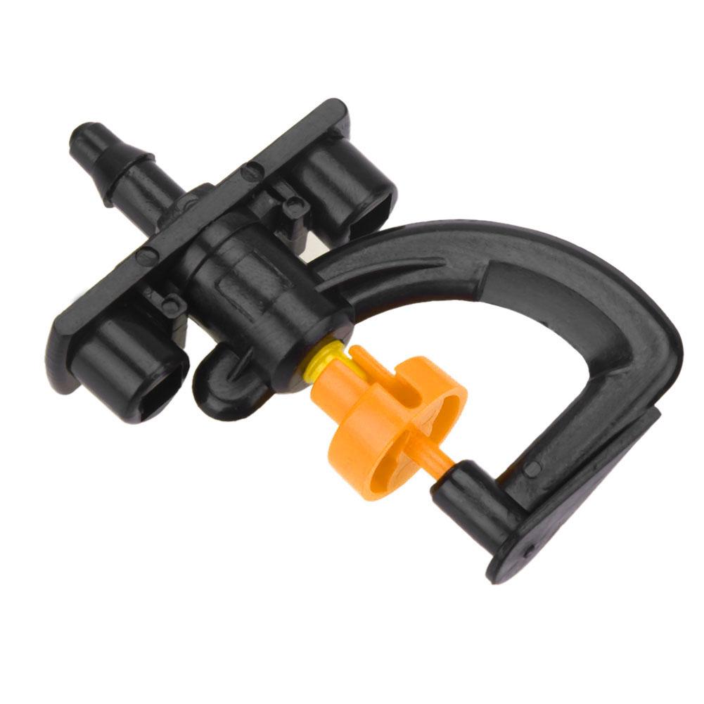 10/20pcs 360° Rotary G Type Micro Nozzle Sprinkler Garden Greenhouse Drip Irrigation Sprinkler Atomize for Lawn/Flowers/Plant