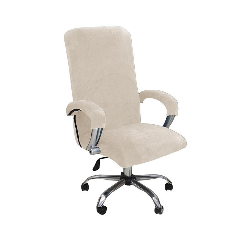 

Velvet Soft Office Chair Cover Computer Chair Protector Large Size M XL Slipcover Armchairs Cover L