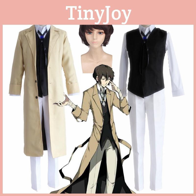 Autentyczny Kostium Cosplay Osamu Dazai Z Oddychającej Tkaniny I Doskonałymi Szwami