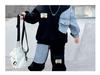 Spring Autumn 2025 Boys' Korean-Style Fleece Denim Set