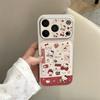 Strawberry Cat Headband Stickers for iPhone 17/16 Pro Max/15/14 Cases