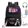Large Capacity Schoolbag with Shoulder Strap; Student Three-piece Pencil Case Set