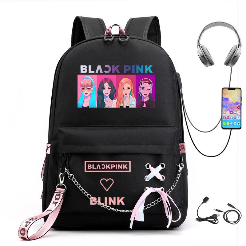 Large Capacity Schoolbag with Shoulder Strap; Student Three-piece Pencil Case Set
