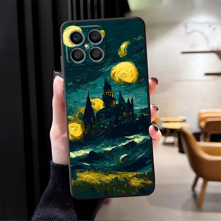 

Cartoon Castle Art Case for Honor X5b Magic5Lite 8X 70 X9a 90 X8 X7 200 400 Lite X6 Funda Phone Cover Honor X6b