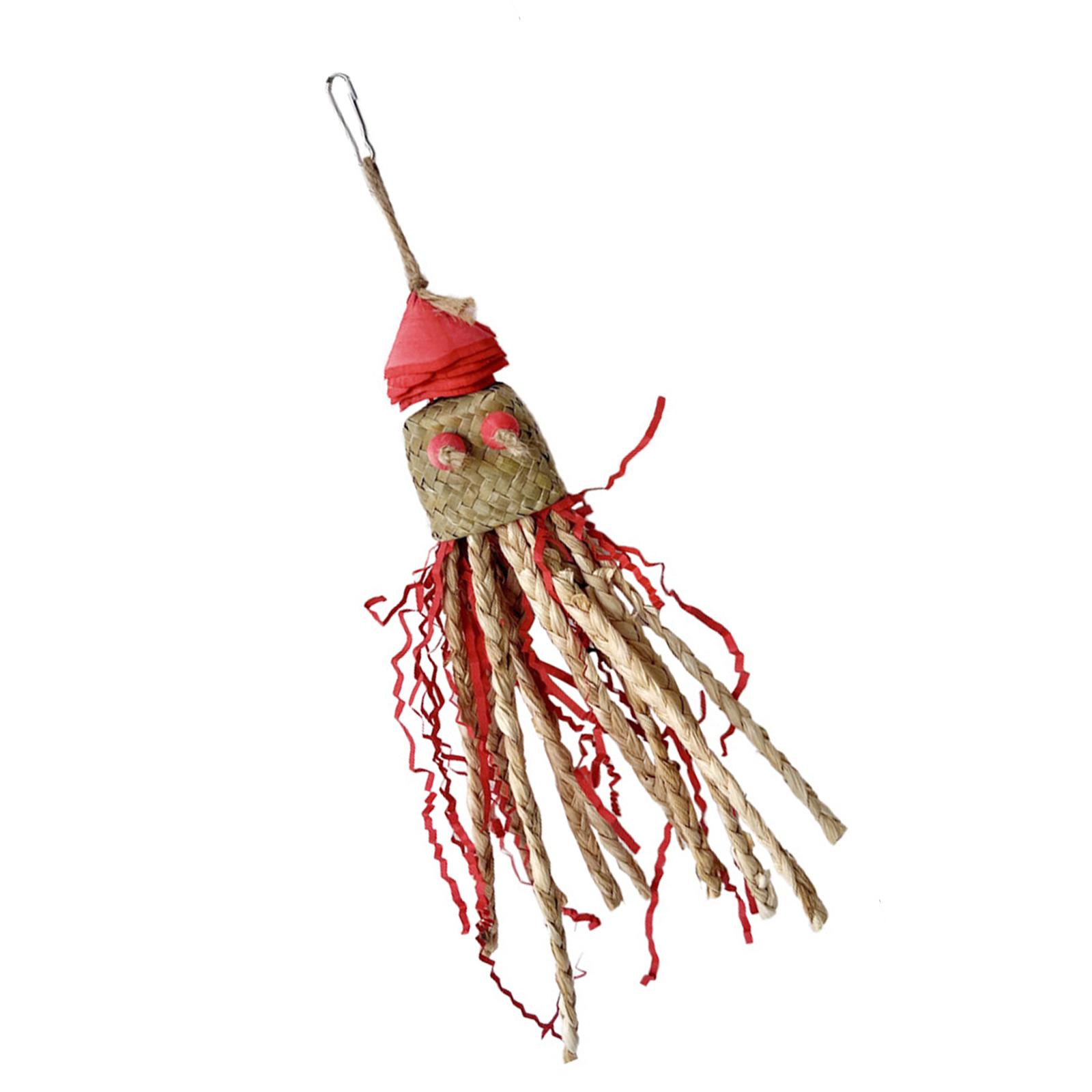 

Игрушка для жевания домашних птиц Натуральная цветная бумага для измельчения для кореллы Conure Какаду Игрушка для скрежетания зубами для клетки