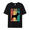 Beagle T Shirt Funny Dog Lover Shirt For Men Casual On Sale Cotton Tops Shirts Dog Silhouette Camisa for Men