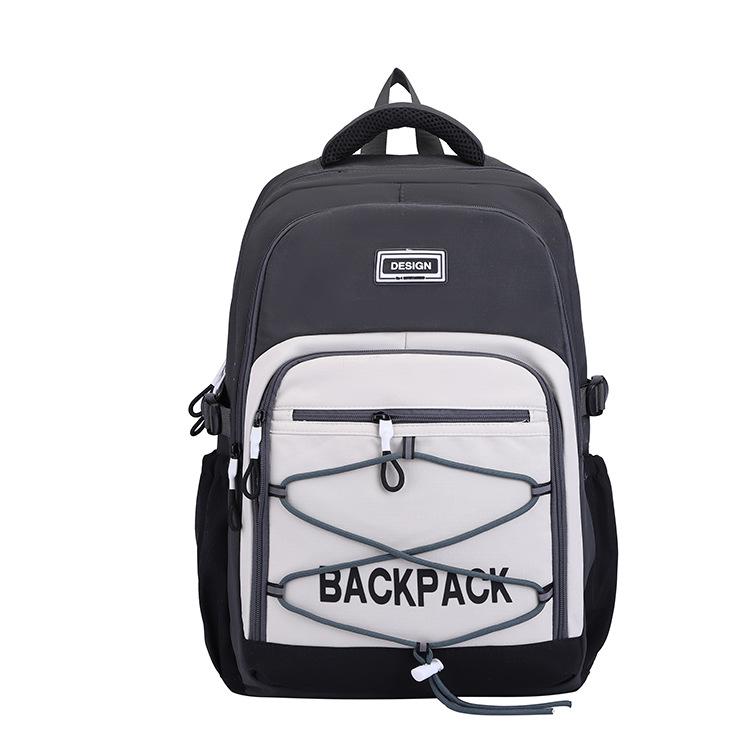 Junior high school students schoolbag women's large-capacity new backpack, primary and secondary school students are simple