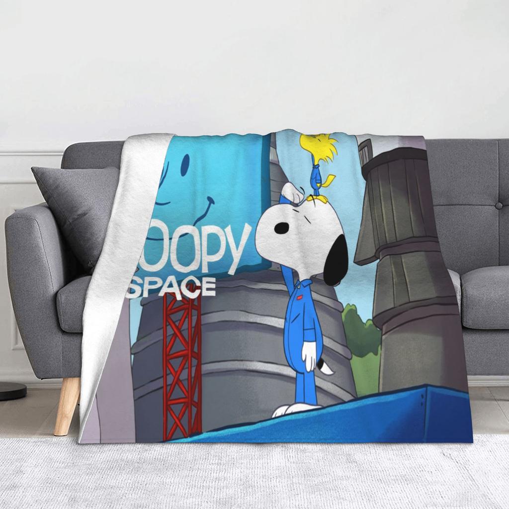 snoopys Blanket Super Soft Warm cartoon dog Throw Blankets for Bed 50x60 Inch Multiple Sizes Bedspreads